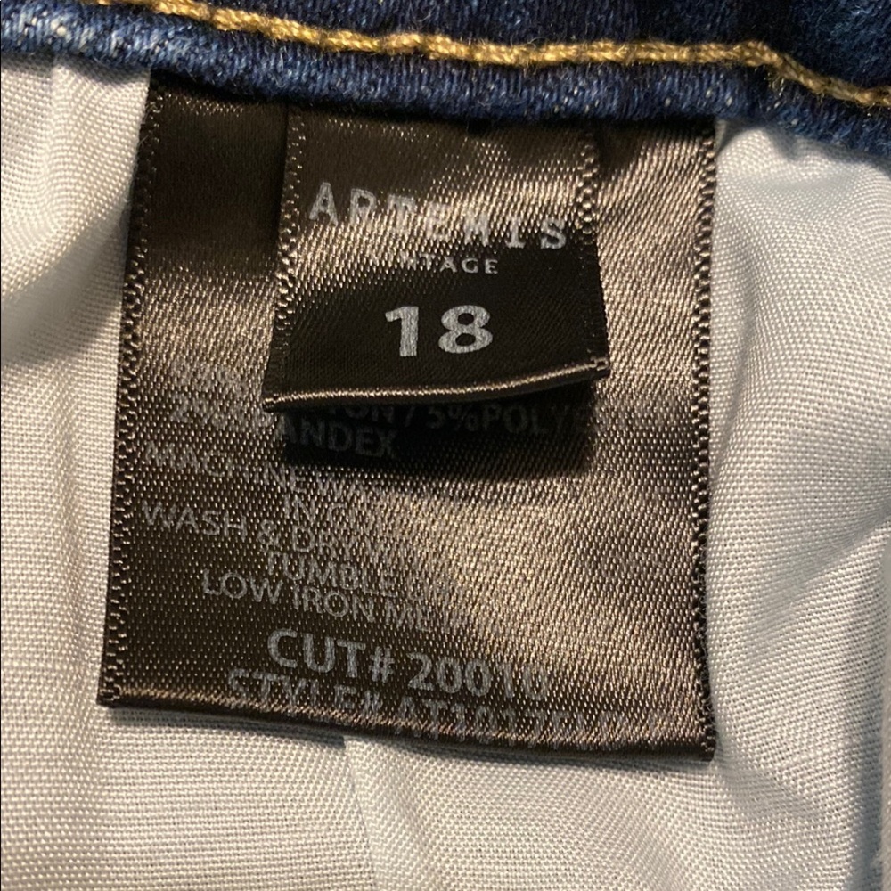 Artemis Design Co. Blue Flare Jeans - Picture 3 of 4